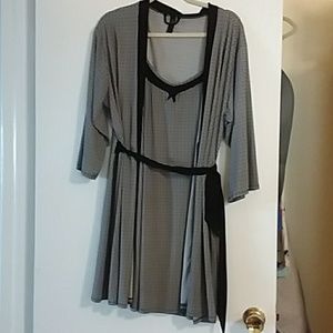 Chemise with robe